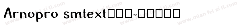 Arnopro smtext生成器字体转换